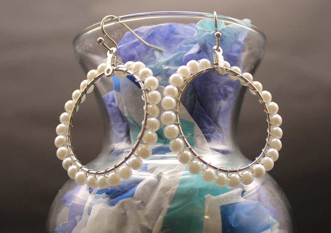 Pearl Hoops