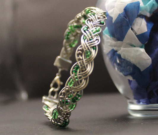 Celtic Metal weave bracelet