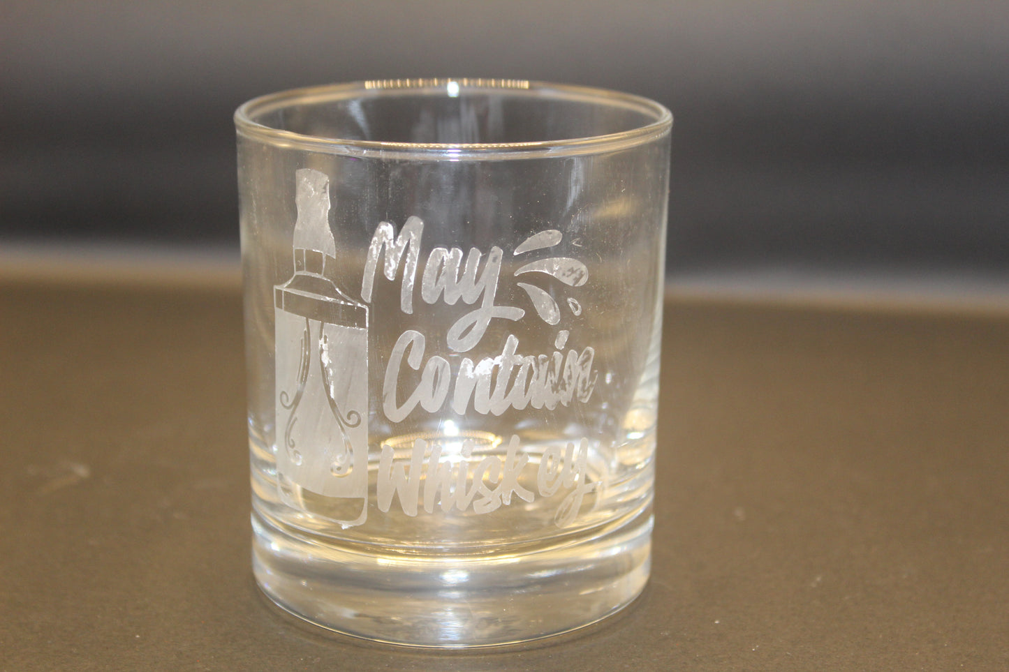 Low-ball whiskey glasses